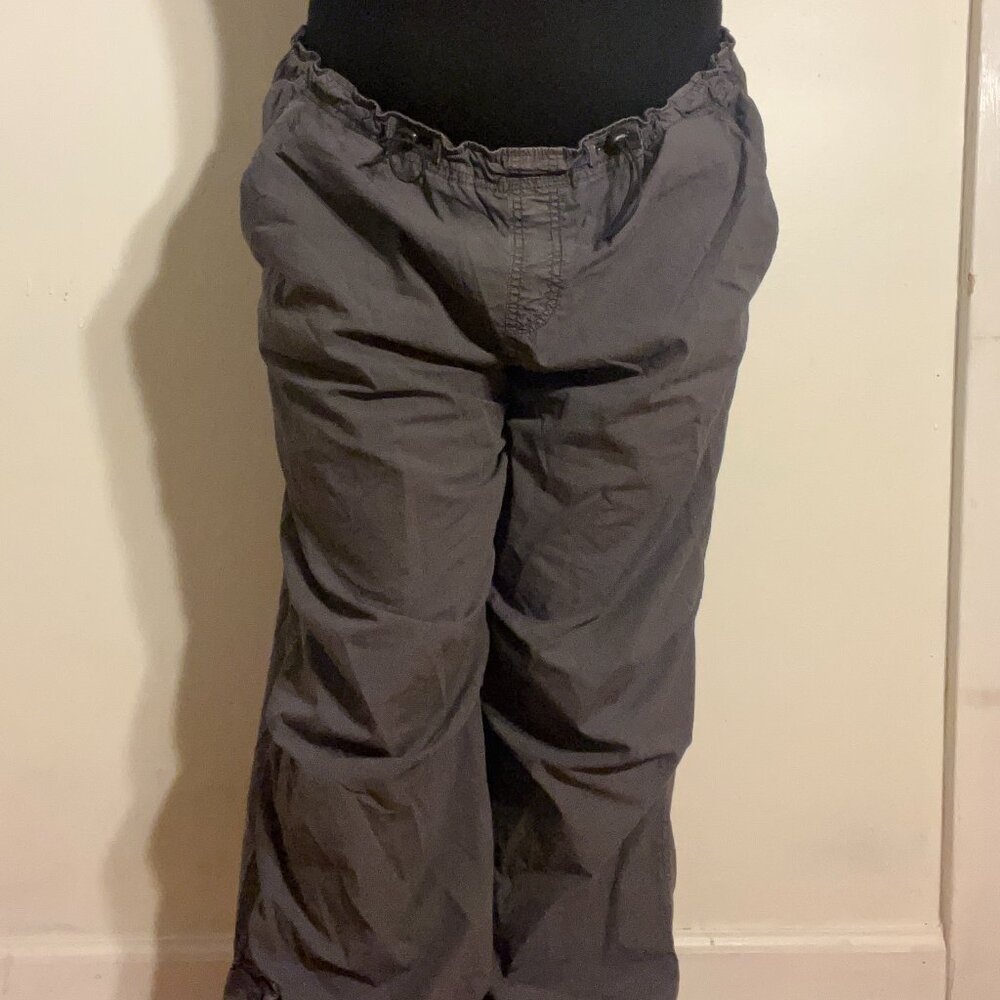 Garage Large Grey Cargo/Parachute Pants